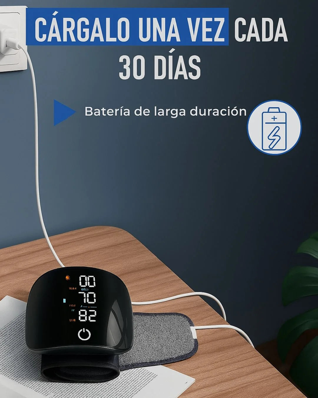 EL TENSIÓMETRO DE MUÑECA QUE TE HABLA (DIGITAL Y RECARGABLE)