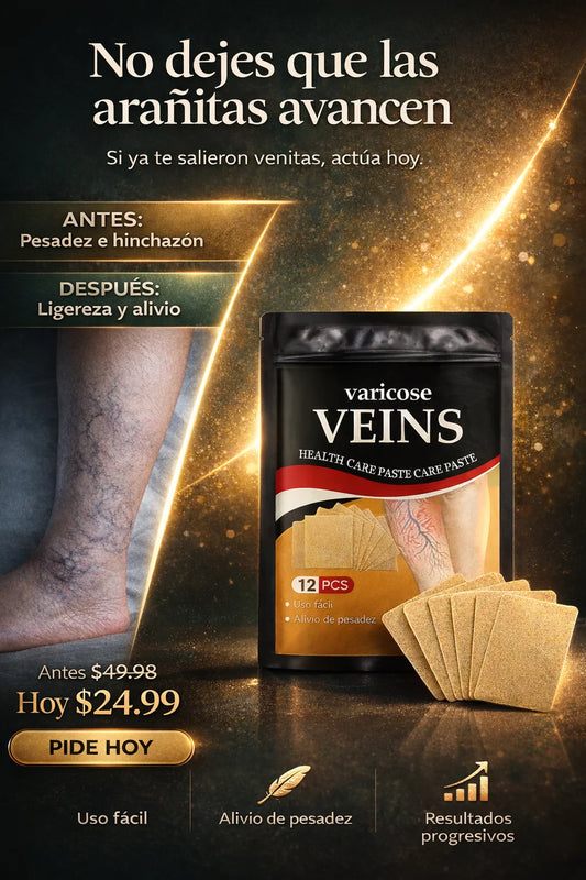 Parches VenaActiva – Alivio para Várices