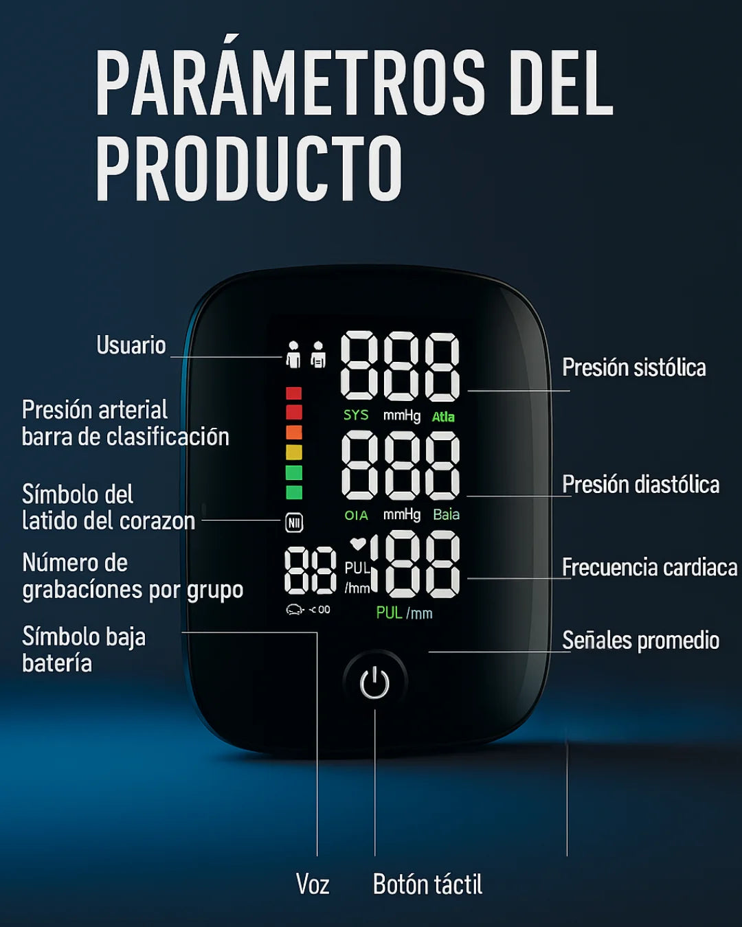 EL TENSIÓMETRO DE MUÑECA QUE TE HABLA (DIGITAL Y RECARGABLE)