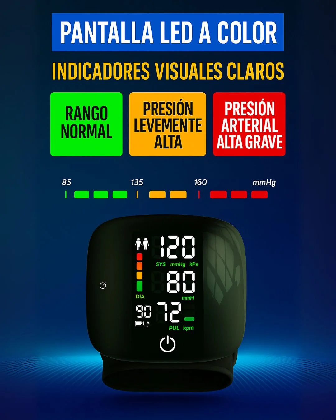 EL TENSIÓMETRO DE MUÑECA QUE TE HABLA (DIGITAL Y RECARGABLE)