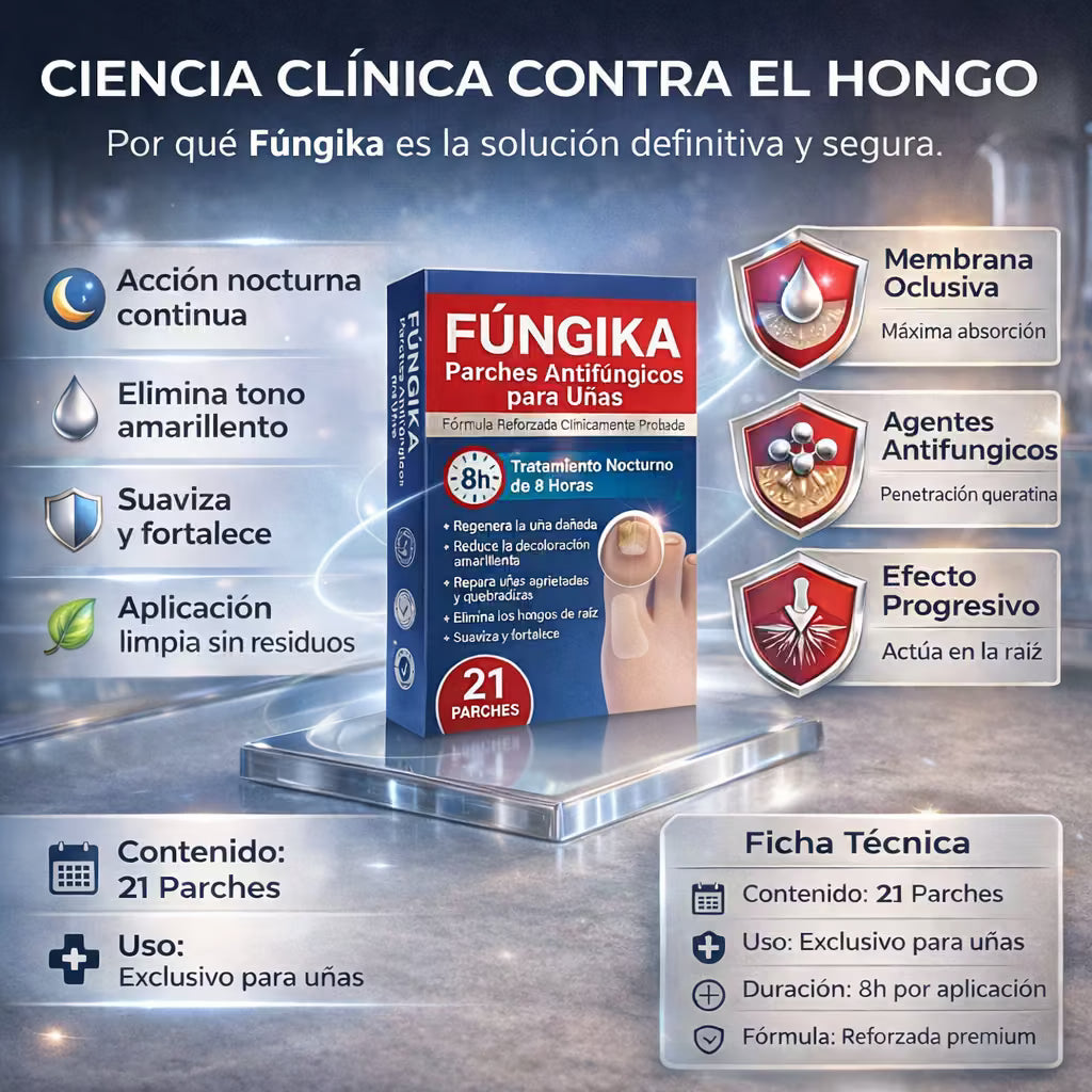 1X FÚNGIKA: PARCHE PARA HONGOS