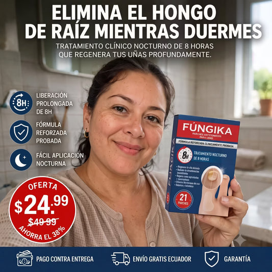 1X FÚNGIKA: PARCHE PARA HONGOS