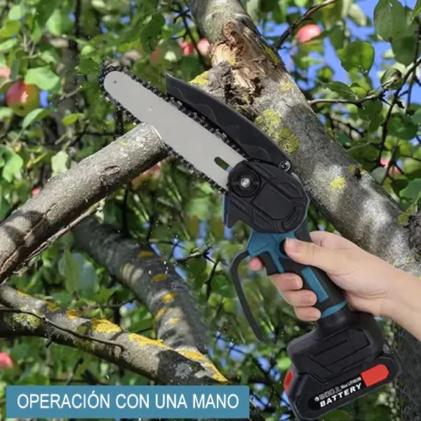 Mini Motosierra Portátil + Guantes Incluidos